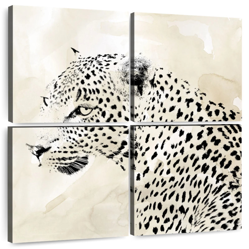 Brampt Leopard Spots III, 18" H x 18" W
