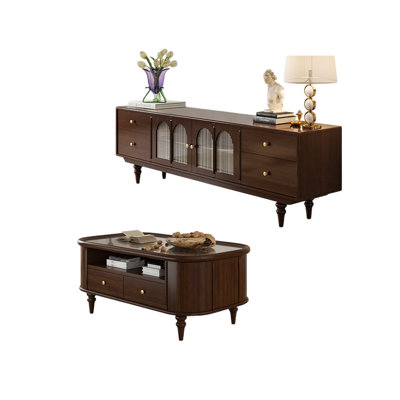 French TV stand and coffee table combination