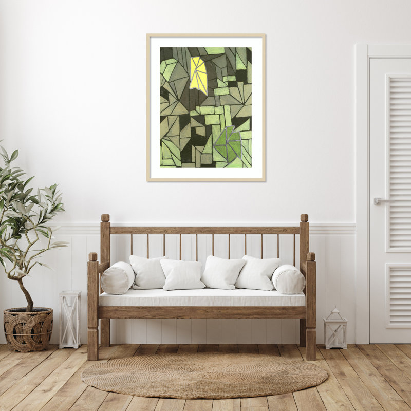 «Cubic Prism II» par Vanna Lam, impression sur bois encadrée, H 41 po x l 33 po