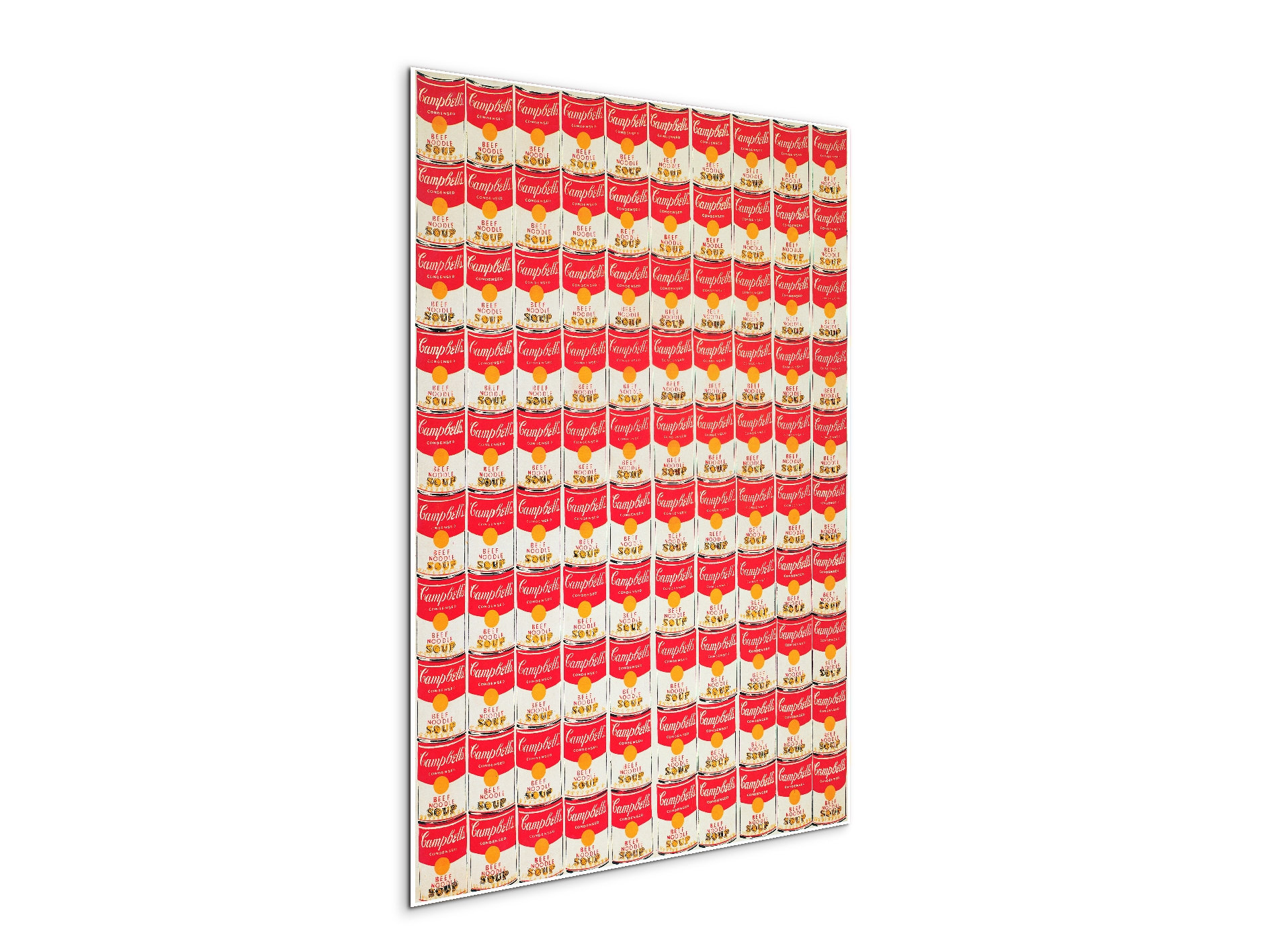 Panel Cans Ebern Designs One Hundred Cans 77.5cm H x 58cm W MetalArt Materic ...