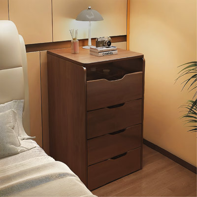 (60 cm) (noyer) Bureau de coiffeuse 3 en 1 avec miroir à plateau rabattable, petit ensemble de coiffeuse avec bureau en verre visible, meuble-lavabo compact avec 3 tiroirs, coiffeuse pour la chambre à coucher