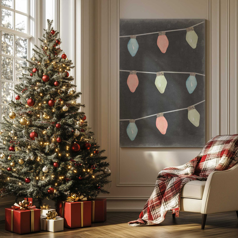 Cozy Christmas Glow, reproduction sur toile, H 18 po x l 12 po, Toile tendue