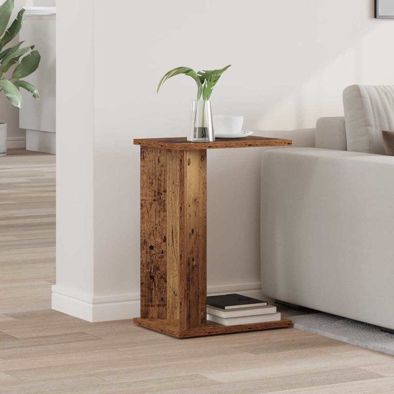 End Table, Old Wood