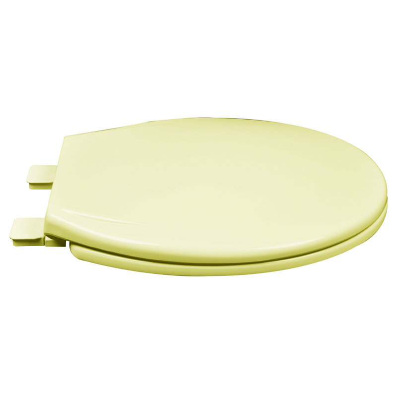 Round Toilet Seat and Lid, Citron Yellow