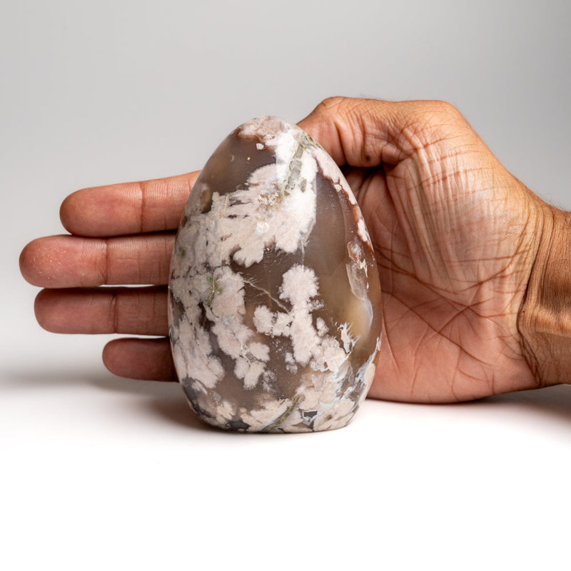 Genuine Polished Flower Agate Freeform From Madagascar (1.15 Lbs)
