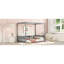 Lit double à baldaquin avec clôture-1714256792