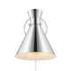 Puliafico Single Light Dimmable Plug-in Armed Sconce