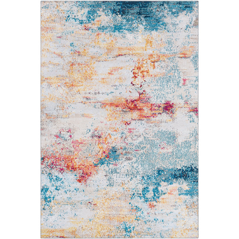 Aman Abstract Indoor Rug, Rectangle 2'3" x 3'9"