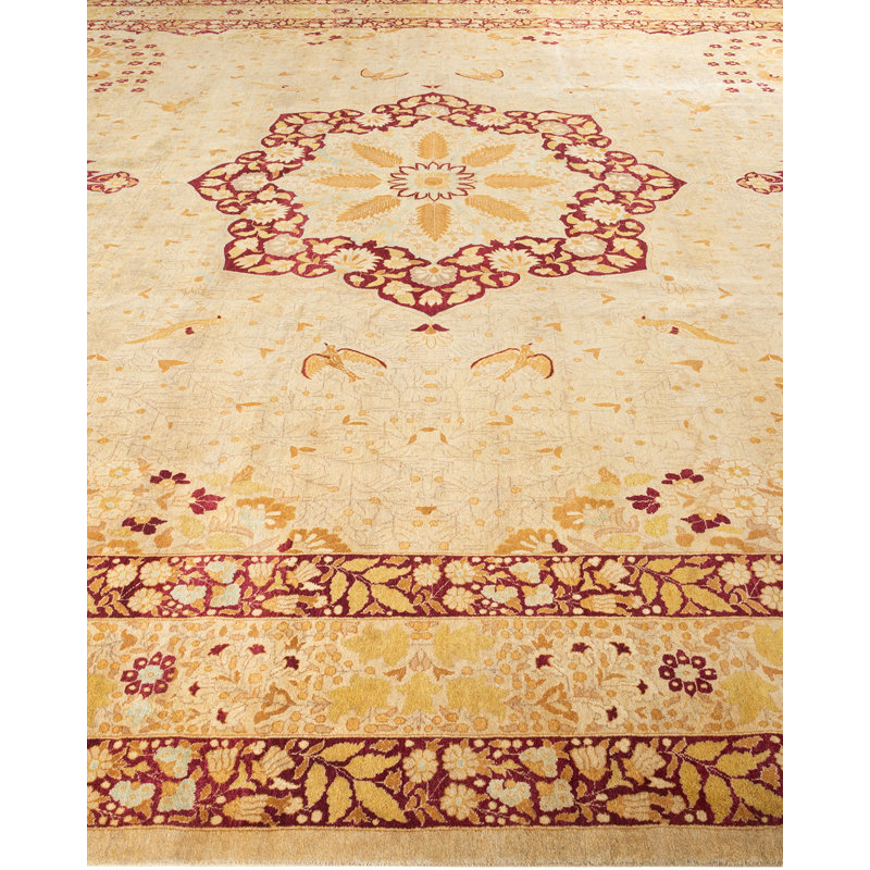 Classic One-of-a-Kind 12' 1" X 15' 1" Hand Knotted Area Rug