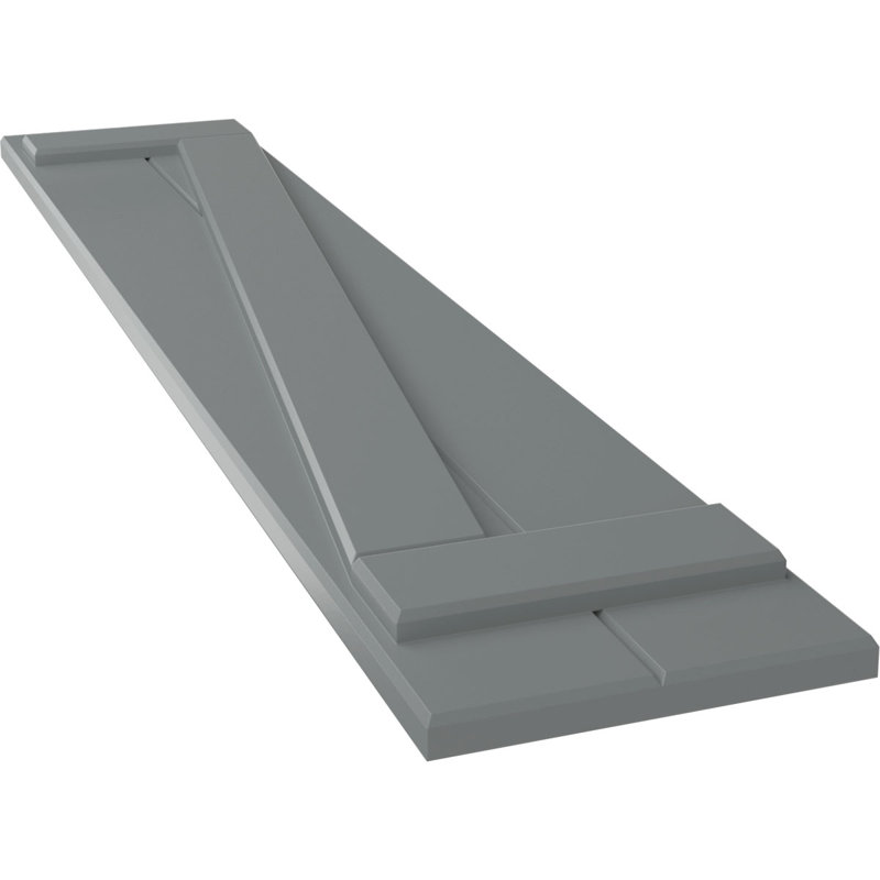 Volets en PVC True Fit, Déferlement de l'océan, 10.75", 75"