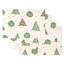 Kate Spade New York Holiday Confetti Placemats 13"x19" Cream/Green