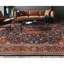 High-Quality Hand-Knotted Navy And Red Area Rug