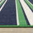 Sherley Preppy Stripe Green/ Navy Indoor-Outdoor Area Rug-1210823785