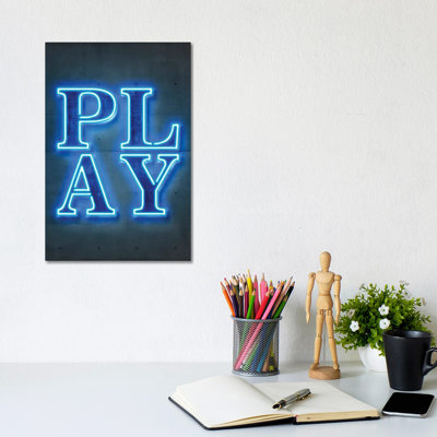 «Play» par Octavian Mielu - Estampe numérique sur toile tendue avec châssis
