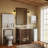 RiverRidge Ashland Single Door Narrow Bathroom and Laundry Storage Cabinet with Drawer and Adjustable Shelves - White