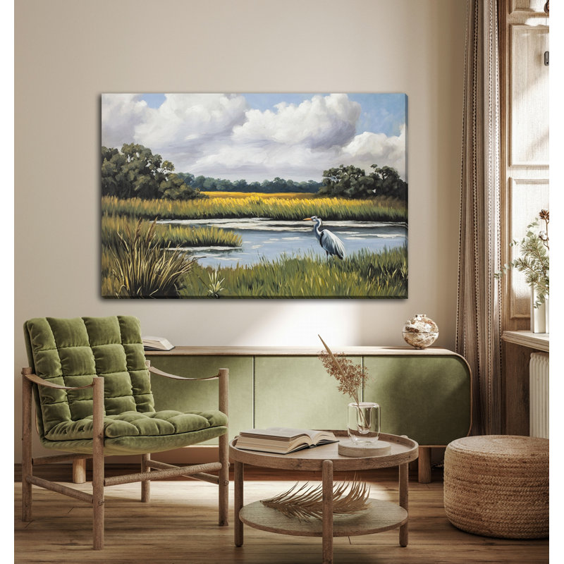 Marsh Morning Canvas Wall Art
