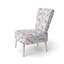 Chaise rembourrée Kids Patchwork - Chaise d'appoint rouge mosaïque pastel-1526665723