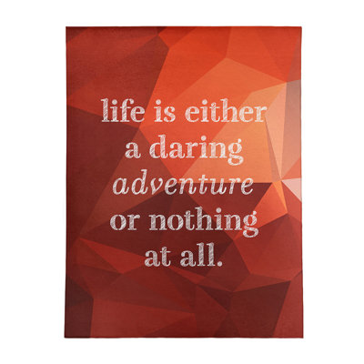 Tapis en poly-chenille life quote