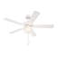 Ventilateur de plafond transitionnel intérieur / extérieur blanc mat 52 po avec trois ampoules DEL 3000K Gallant II-2023017337-2023017341