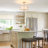 3-Light Crystal Ceiling Light Fixture Semi Flush Mount Chandelier with Drum Shade-1672267121