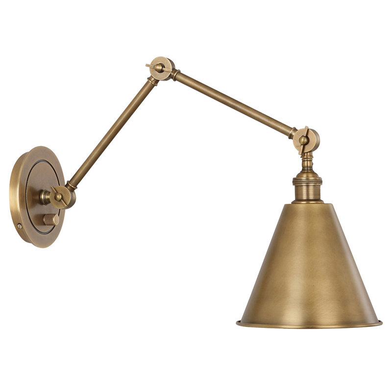 Alloy 1 - Light Swing Arm, Warm Brass