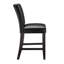 Tabouret de bar moderne en similicuir noir LUMera-530384752-530384755