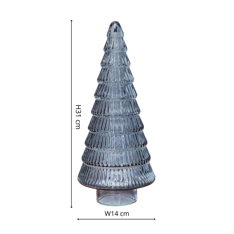 Christmas Tabletop Tree, 31 H x 14 W x 14 D cm, Blue