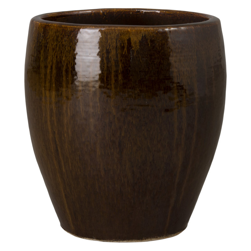Cynae Handmade Ceramic Pot Planter, 16"H x 14"W x 14"D