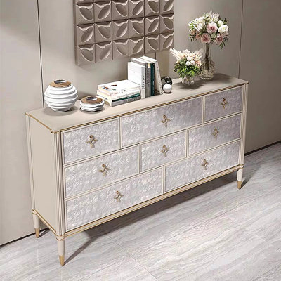 Armoire de rangement moderne et simple avec tiroirs de luxe