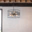 Luminaire suspendu tambour 6 lumières Saxton