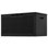 Boîte de rangement en plastique verrouillable noire Furmax