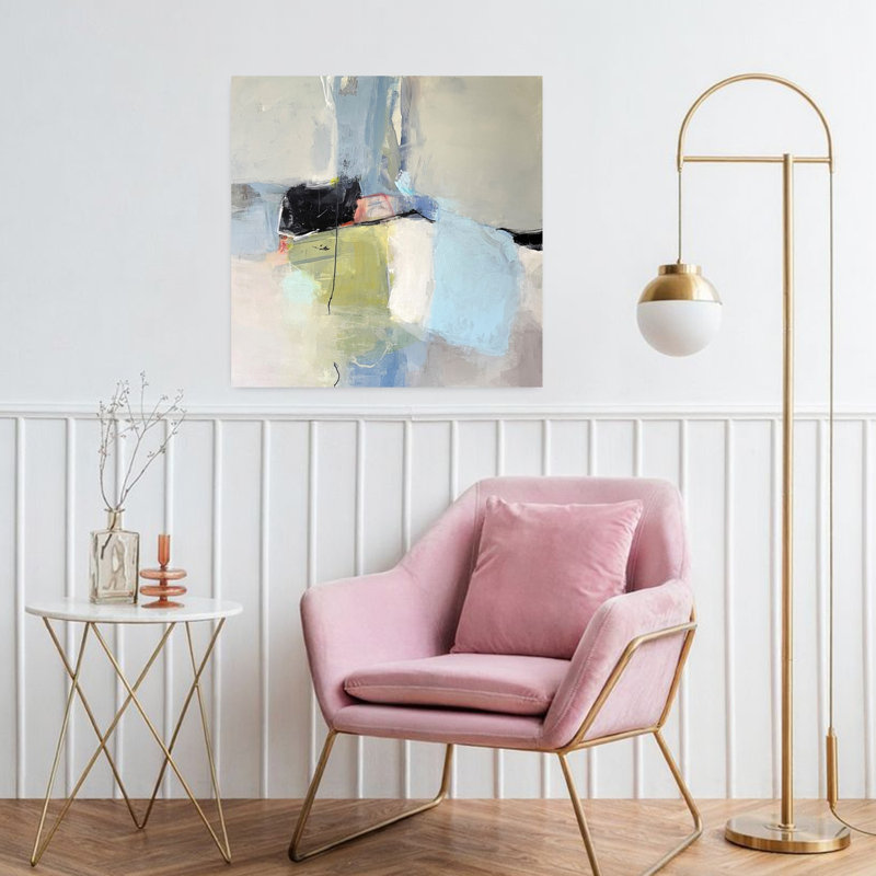 Grand Junction, art contemporain abstrait, H 32 po x l 32 po