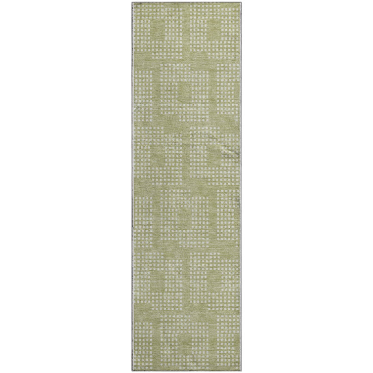 Premium Machine Washable Prisco Aloe Rug