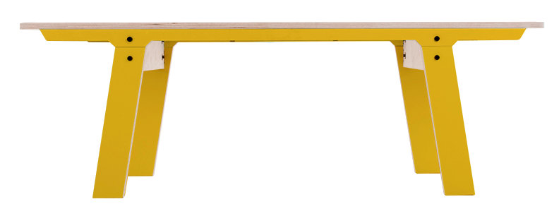 Giedi Upholstered Bench, Small, Canary Yellow
