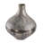 D9x10" Glass Silver Vase