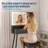 31.5" Vanity Desk with Mirror & Lights, Makeup Table with 2 Drawers & Power Outlet for Bedroom-1267322846