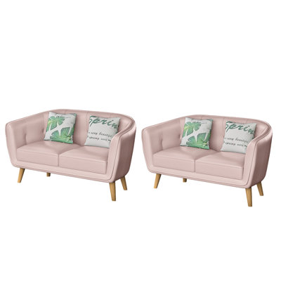 Banc rembourré en similicuir Casual