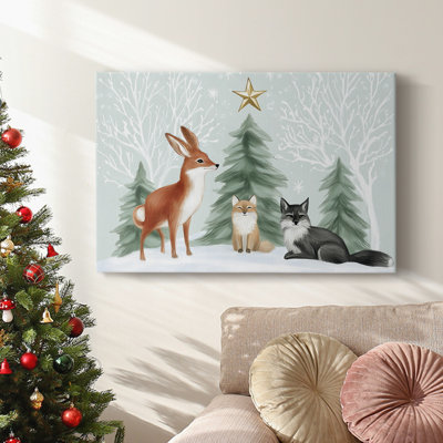 Christmas Holiday Arts - Toile tendue avec châssis