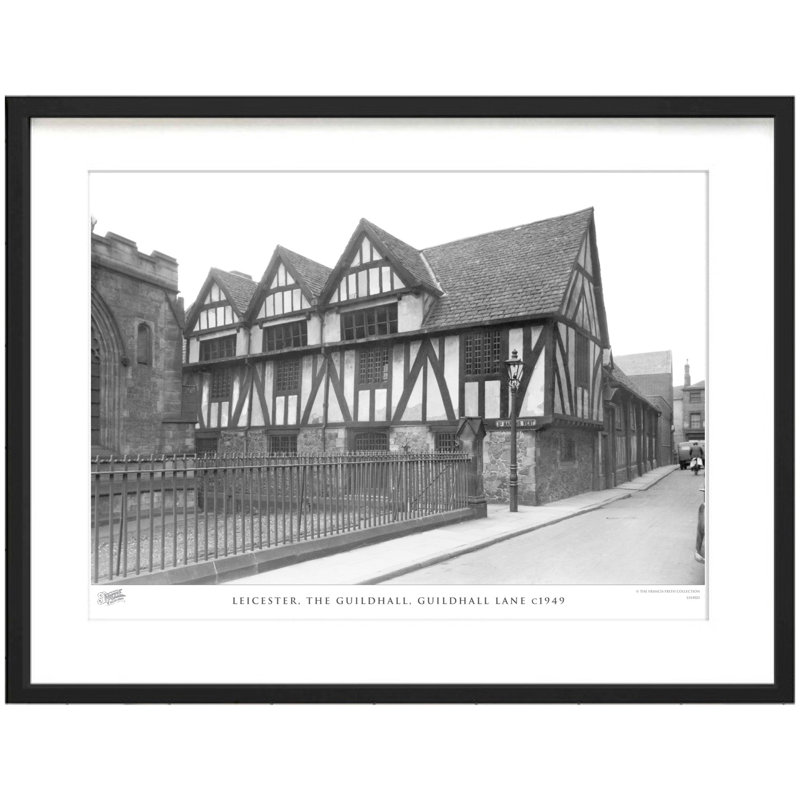 Leicester, The Guildhall, Guildhall Lane C1949 - Single Picture Frame Print, 43.5cm H x 53.4cm W x 2.3cm D