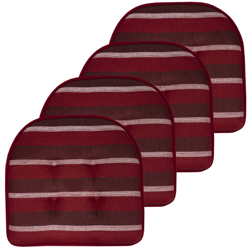 Coussin de chaise Bradford 17 po x 16 po, 6, Bourgogne