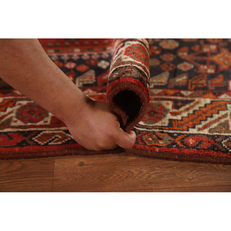 Tapis traditionnel en laine Tribal 5 x 9