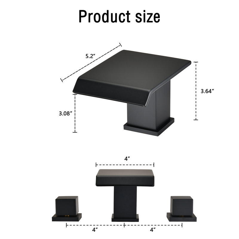 Widespread and Mounting / Installation Required 2 -handle Bathroom Faucet