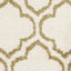 Tapis géométrique ivoire / vert clair Ammundsen-1067683224