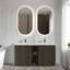 Grand lavabo de salle de bain indépendant, lavabo blanc intégré-195983438-195983436