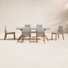 Amira 6 - Person Patio Dining Set with Rectangular Table