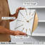 Horloge murale d'horloge Mid Century