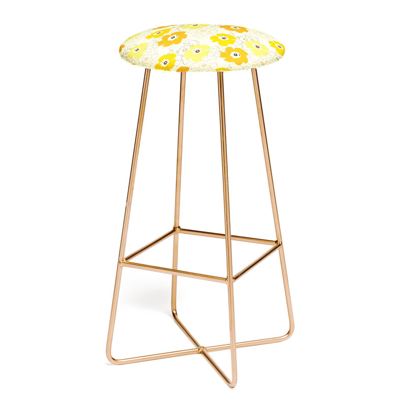 Tabouret de bar 30 po Flower Power