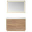 Ensemble de meuble-lavabo simple 48 po avec miroir Huesca-70529366-70529367