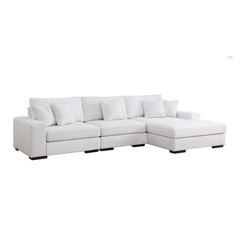 Canapé modulaire Sklar, Chenille crème
