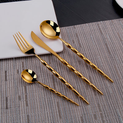 Wrought Studio™ Biest Stainless Steel Flatware Set - Service for 4
